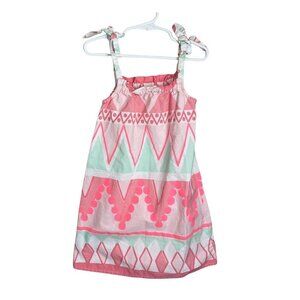 Gymboree Girls Dress 5 Aztec Pillow Dress Sleeveless Spring Summer Pink